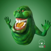 slimer from ghostbusters