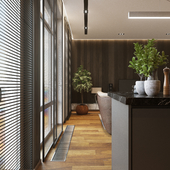 Дизайн и визуализация квартиры (70 кв.м)
