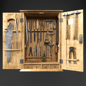 Шкаф с инструментами плотника