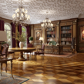 Classical interior room design