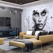 Neoclassic Living room (Baku)