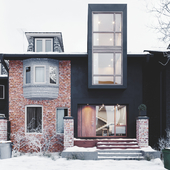 Ontario house winter( сделано по референсу)
