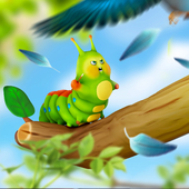 Гусеничка против Птиц | Caterpillar vs. Birds
