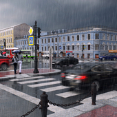 Одна из улиц Санкт-Петербурга