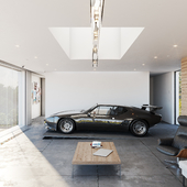 Living room garage space (сделано по референсу)