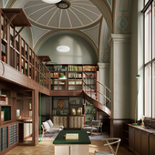 Old Library in Stockholm (сделано по референсу)