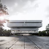 Central Library in Berlin (сделано по референсу)