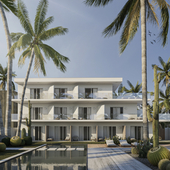 Визуализация огромного проекта отеля в Кабо-Верде (Референс)