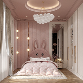 Girl bedroom design by Adil