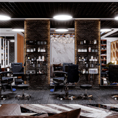 Beauty salon in Modern and Loft style