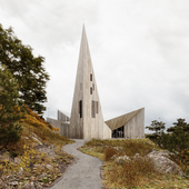 Knarvik Church (сделано по референсу)