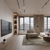 Livingroom and Kitchen  design