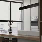 Современная квартира в стиле минимализм от RtutDesign (Кухня и Спальня)