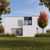 Visualization of a modern duplex house