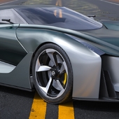 3d modeling Nissan concept 2020 vision