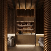 Bathhouse interior