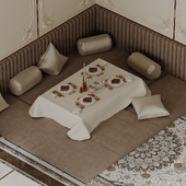 3D Visualization — 77m² Apartment in Namangan, Uzbekistan