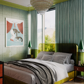 Спальня в загородном доме, г.Сочи | Bedroom in a country house, Sochi