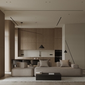 The minimalist kitchen studio
