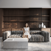 3ddd × BOCA ROOM Livingroom concept