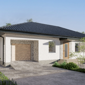 Визуализация дома в D5 render