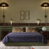 Master bedroom on Savinskaya Embankment  for Art Group by Vasilkova Daria