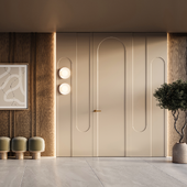 Интерьер с дверью коллекции Design