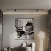 THE APPEARANCE OF A FLOOR LAMP IN A MINIMALISM ROOM