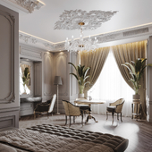 Neoclassical Bedroom