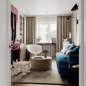 Apartament with color(сделано по референсу)