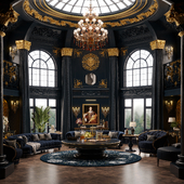 Baroque lounge/Гостиная в стиле Барокко.