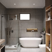 bathroom, master bathroom, coronarender, interior, design