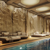 Бассейн с сауной и хамамом!