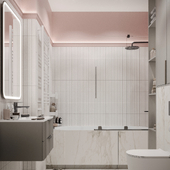 СОвременная десткая ванная комната