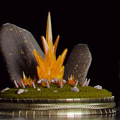 Диорама "Поляна с волшебным ресурсом"