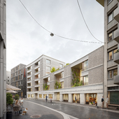 Wassergasse, St. Gallen Wohn- und Gewerbehaus