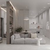 LIVINGROOM (26,8 m²) on SIBIRSKAYA