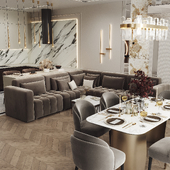 LIVING ROOM on SAKHALIN HOUSE