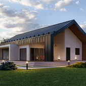 Дом в стиле Барнхаус