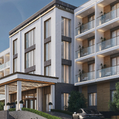 Дизайн фасада гостиница