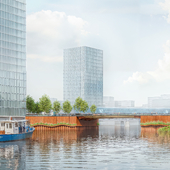 Sachsenbrücke im Stadtentwicklungsgebiet Grasbrook