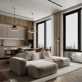 Кухня - Гостиная