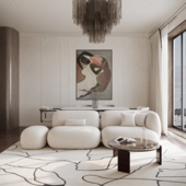 Modern Minimalist Living Room