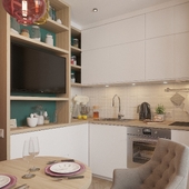 Кухня с лоджией
