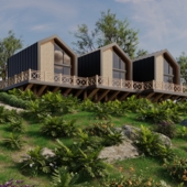 COTTAGE LANDSCAPE DESIGN IN YENOKAVAN