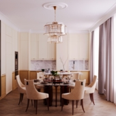 Neoclassical style kitchen