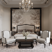 Спальни неоклассик (сделано по референсу)