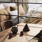 Квартира-студия в современном стиле с элементами минимализма