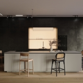 Kitchen-Living Room Design