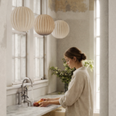 винтажная кухня в особняке